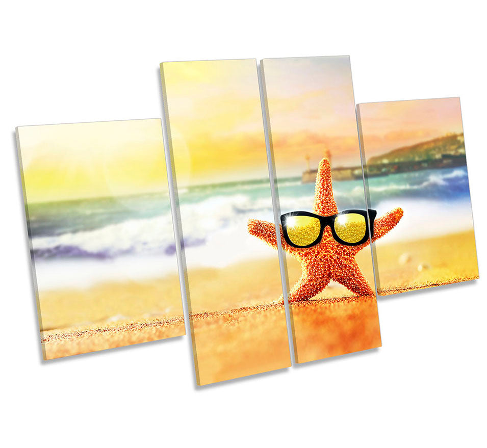 Starfish Sunglasses Beach Orange