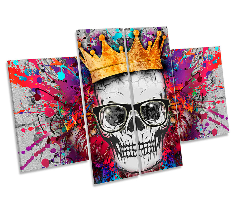 Skull Crown Explosion Multi-Coloured