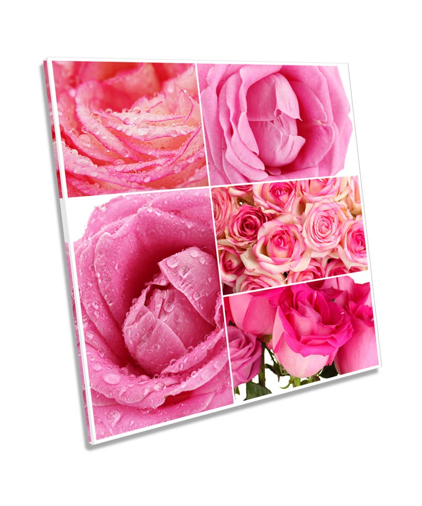Floral Rose Collage Flowers