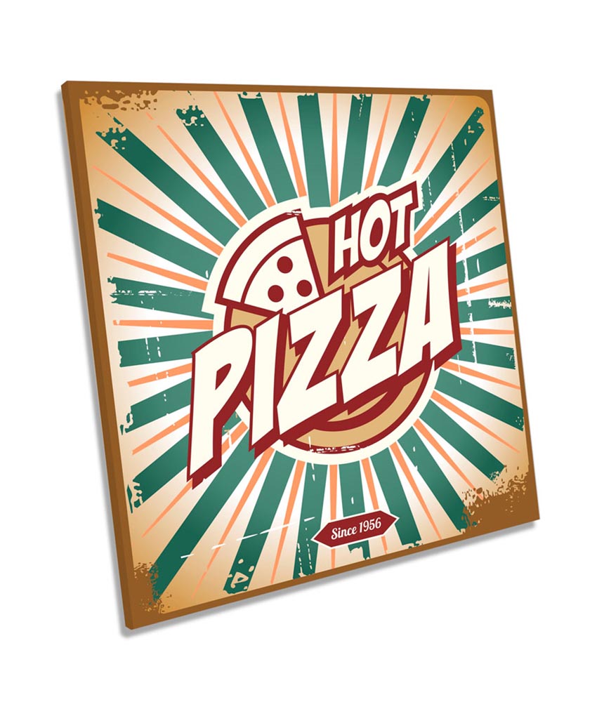 Retro Hot Pizza Kitchen