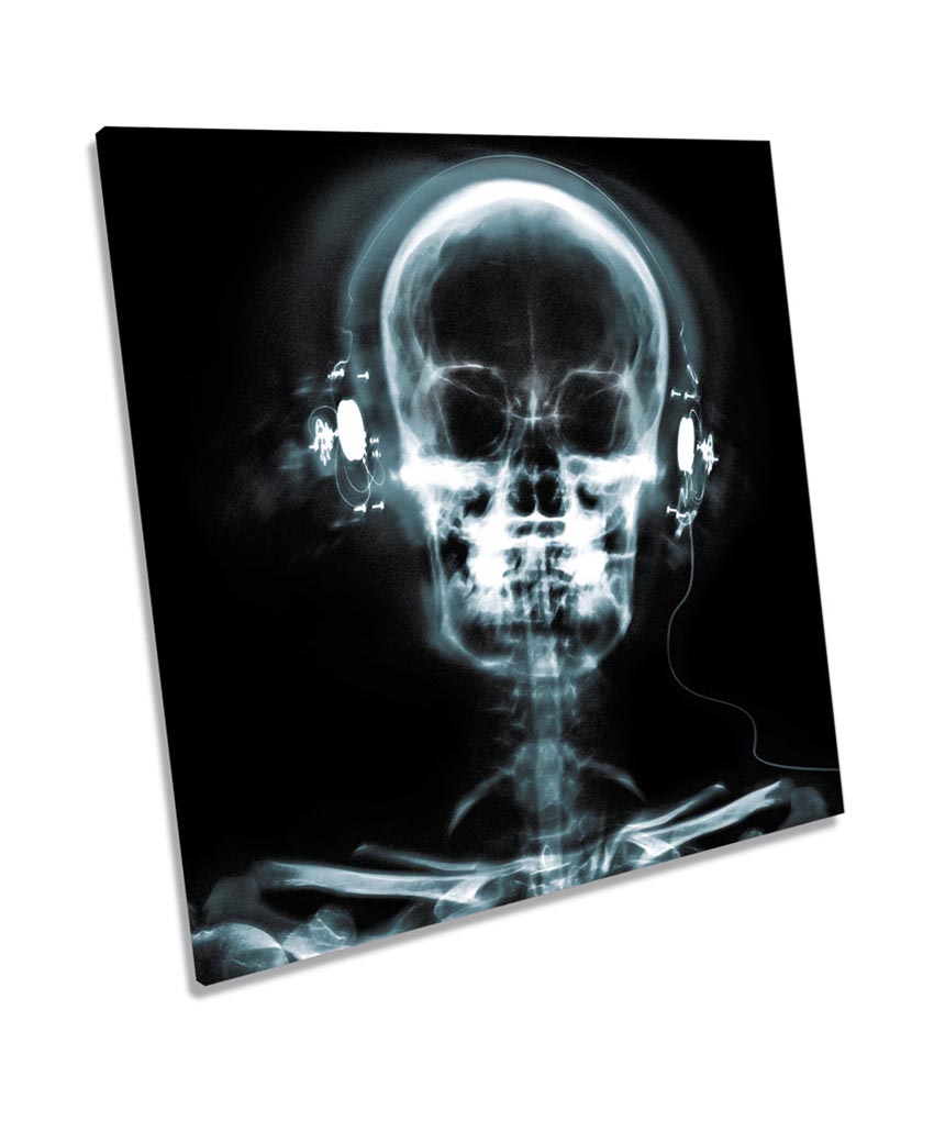 DJ Headphones Skull Music