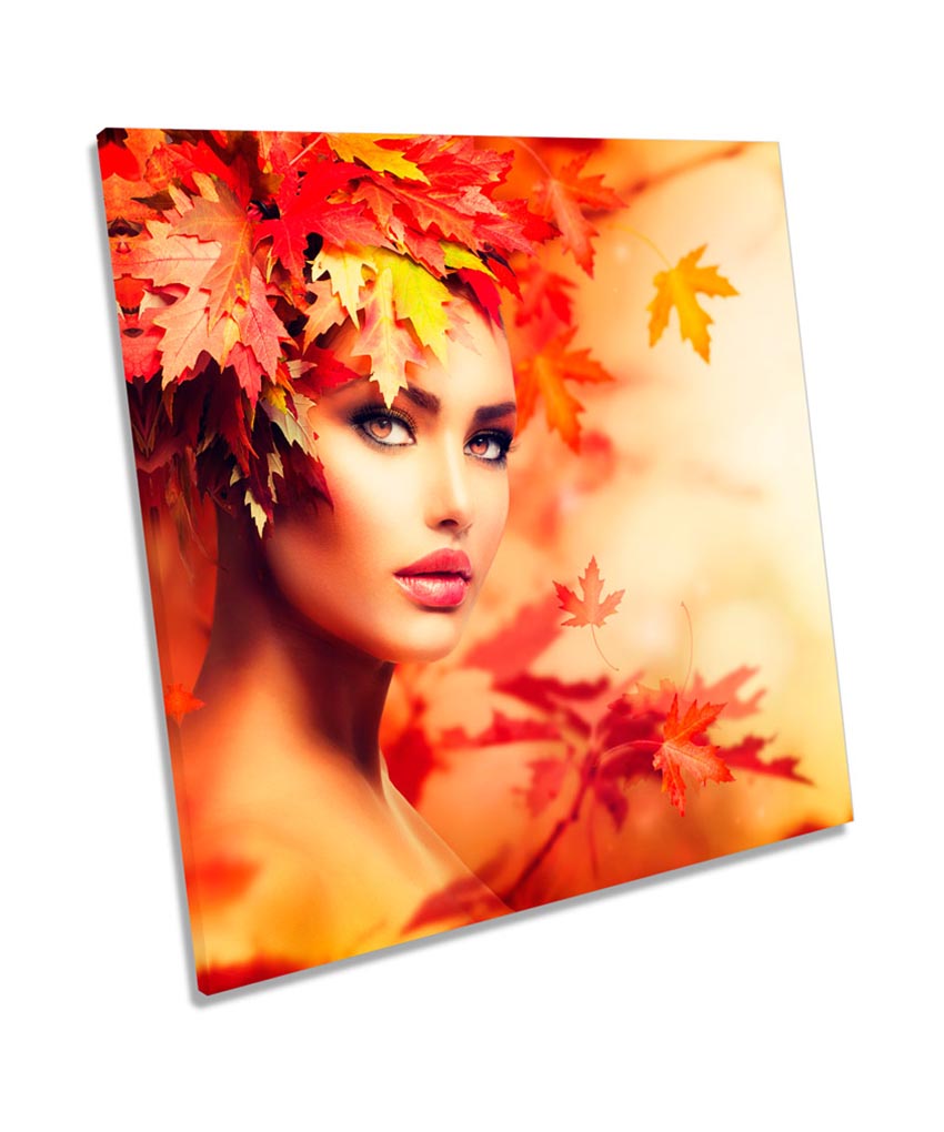 Autumn Fashion Model Beauty Salon