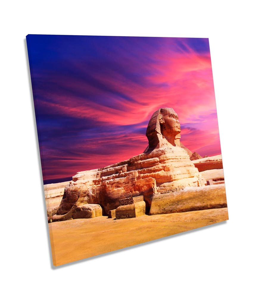 Sphinx Pyramid Egypt Sunset