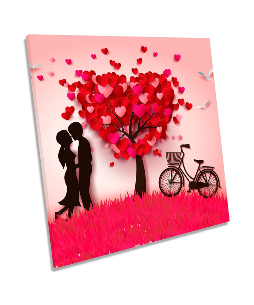Love Tree Hearts Romance