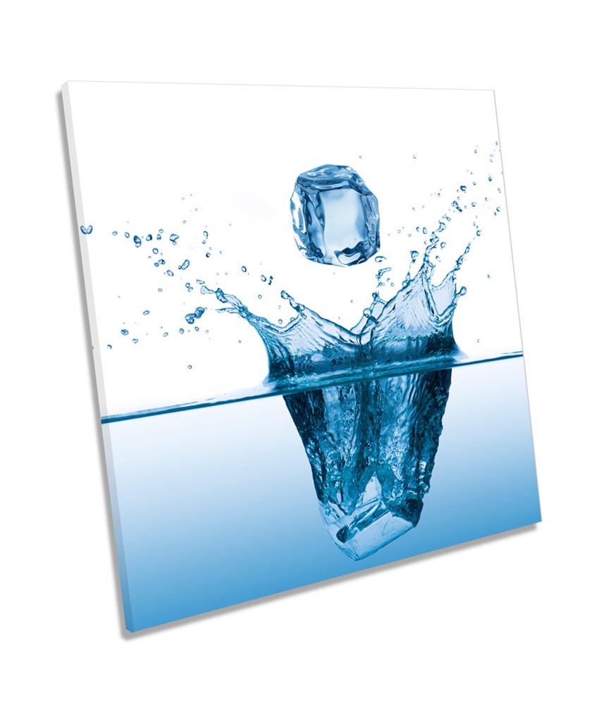 Ice Cube Water Splash Kitchen