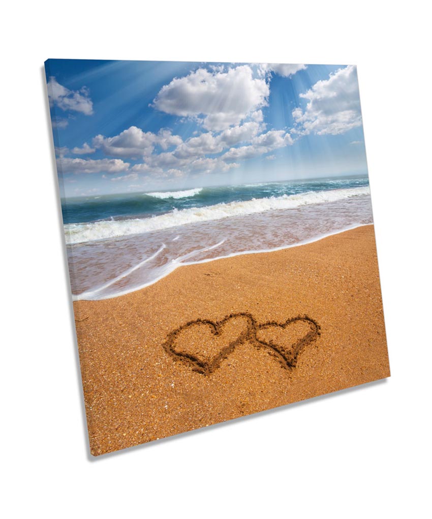 Love Hearts Sand Beach