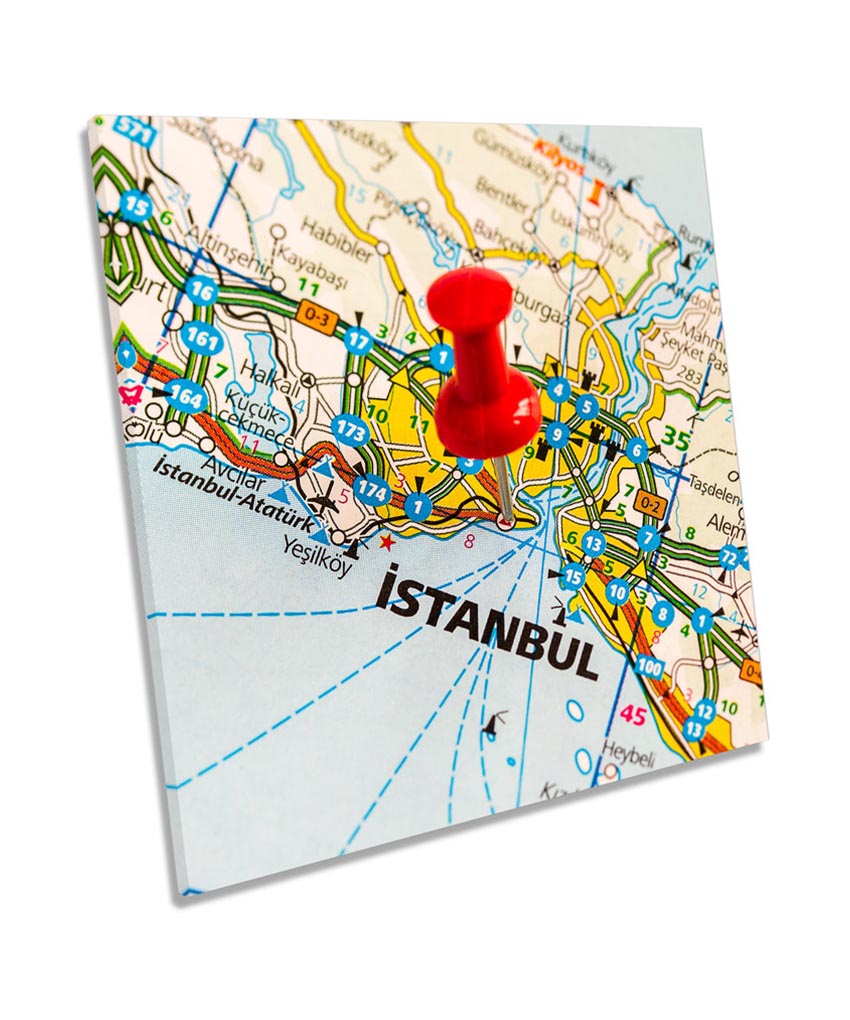 Istanbul Turkey Map