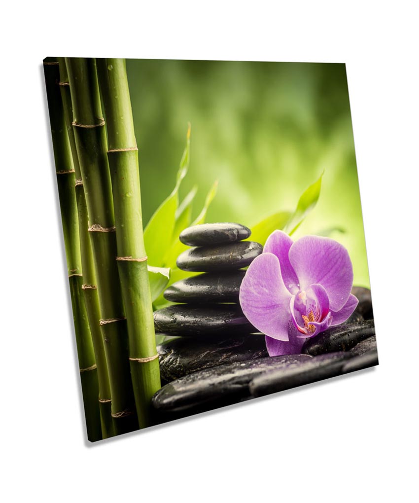 Bamboo Zen Stones Floral