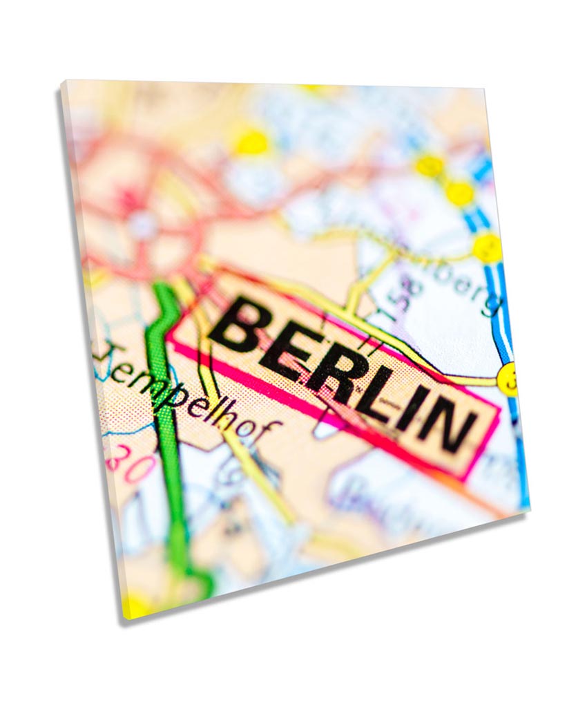 Map of Berlin Germany