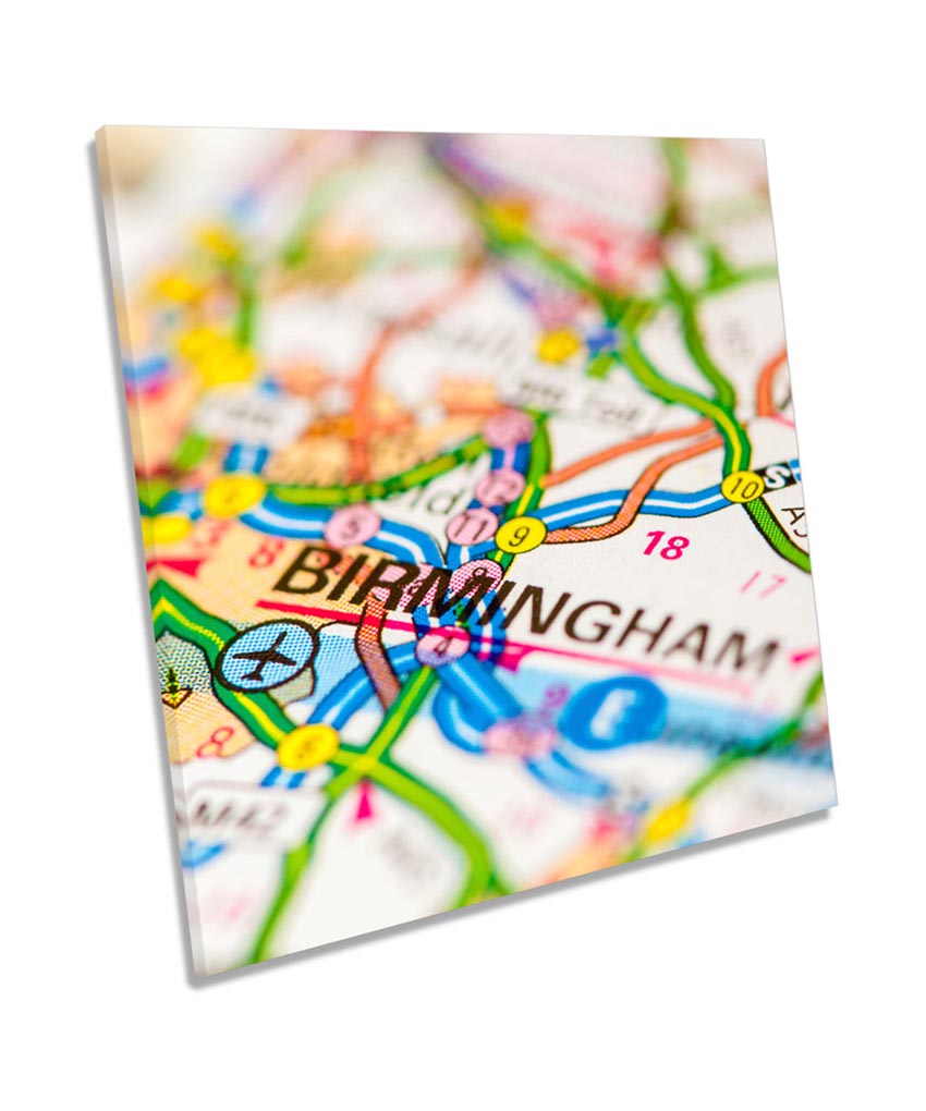 Map of Birmingham City
