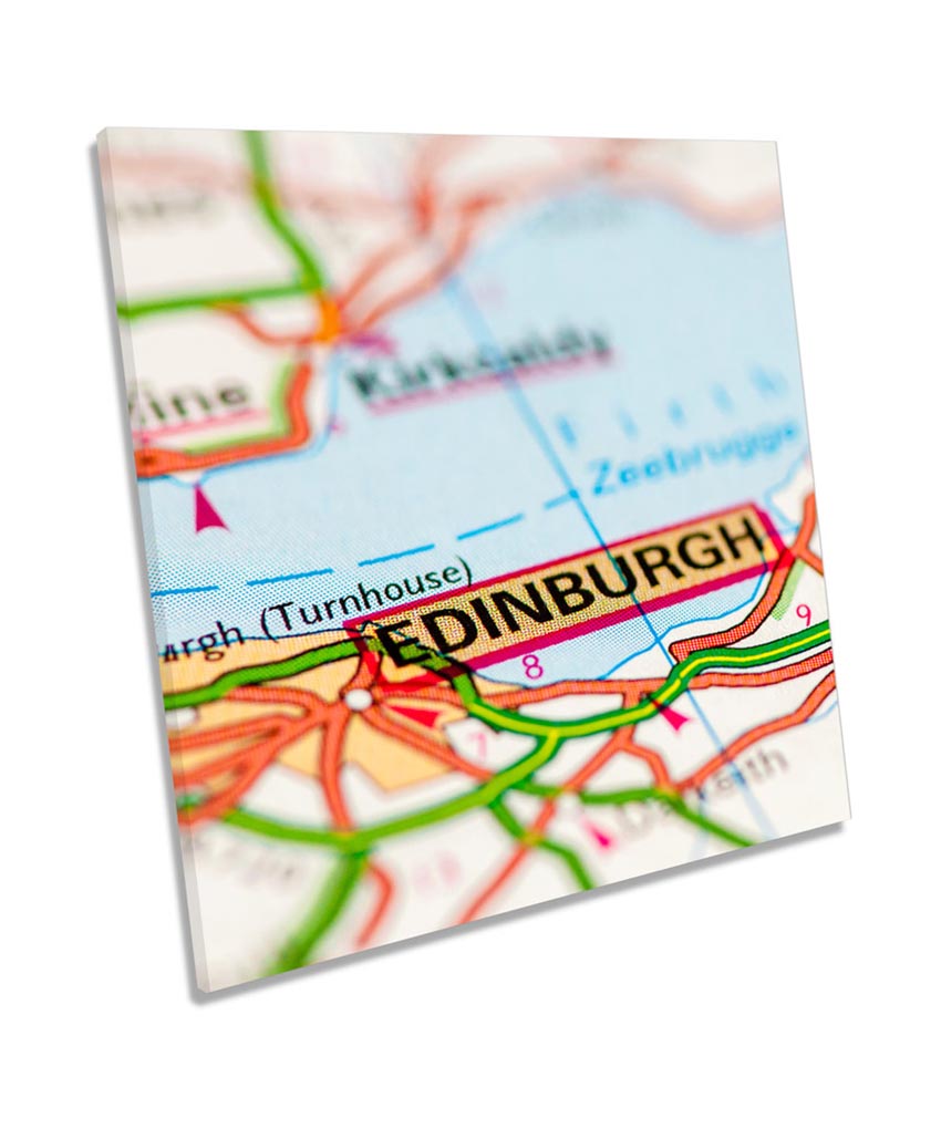 Map of Edinburgh Scotland
