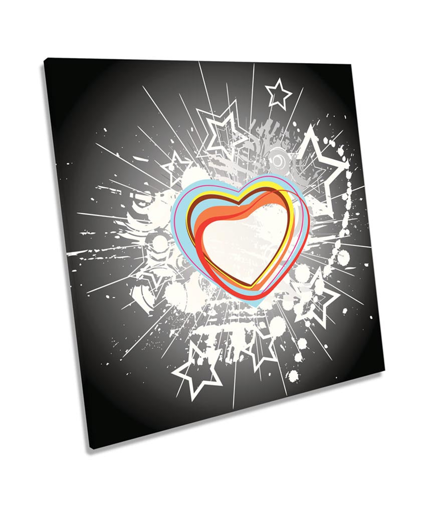 Rainbow Love Heart Explosion