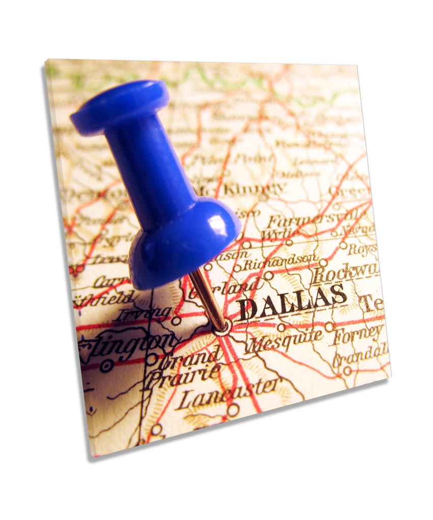Map Dallas City Texas