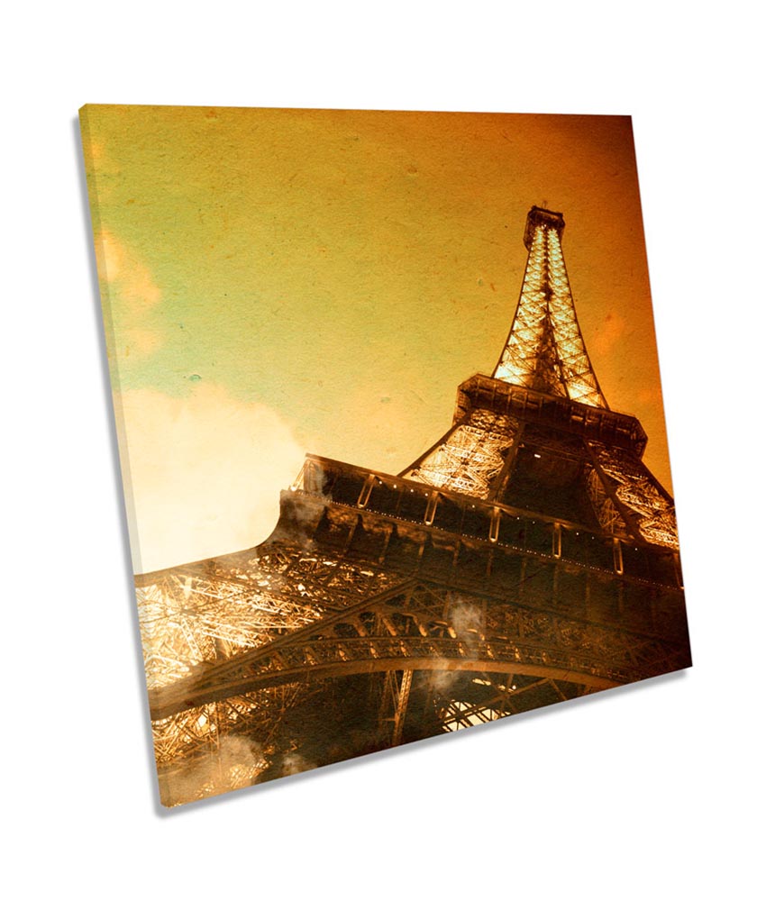 Eiffel Tower Paris Vintage Grunge City