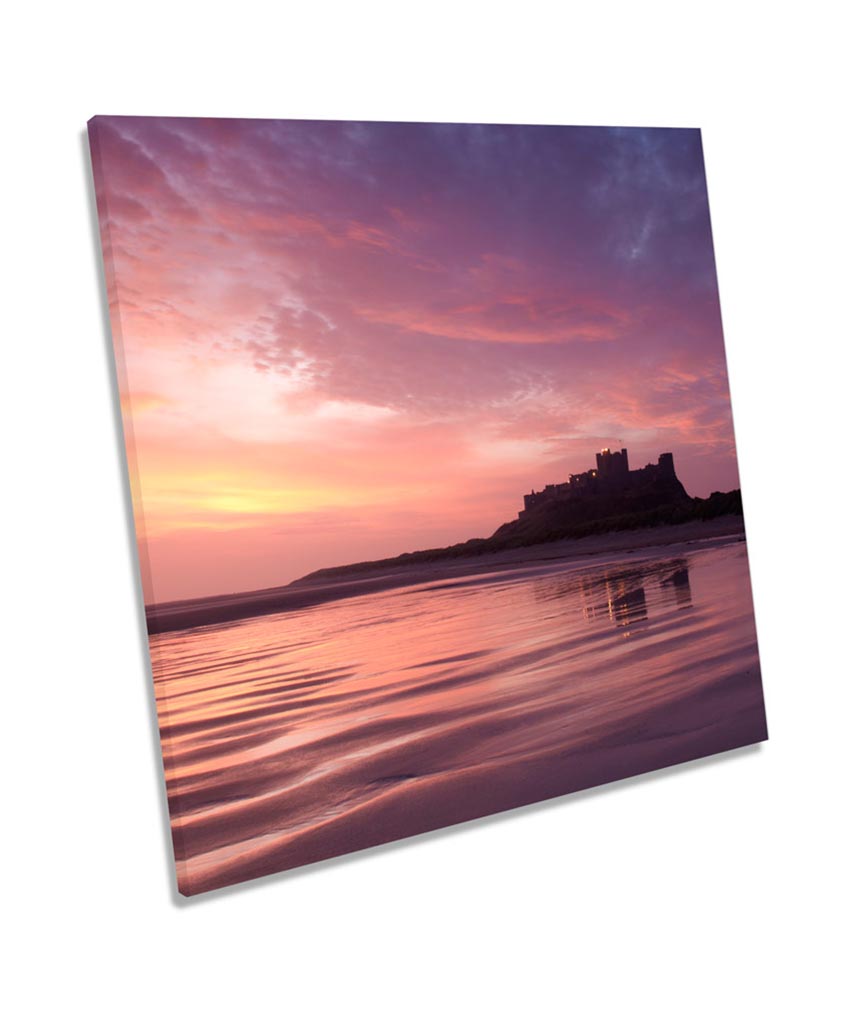 Bamburgh Castle Northumberland Sunset
