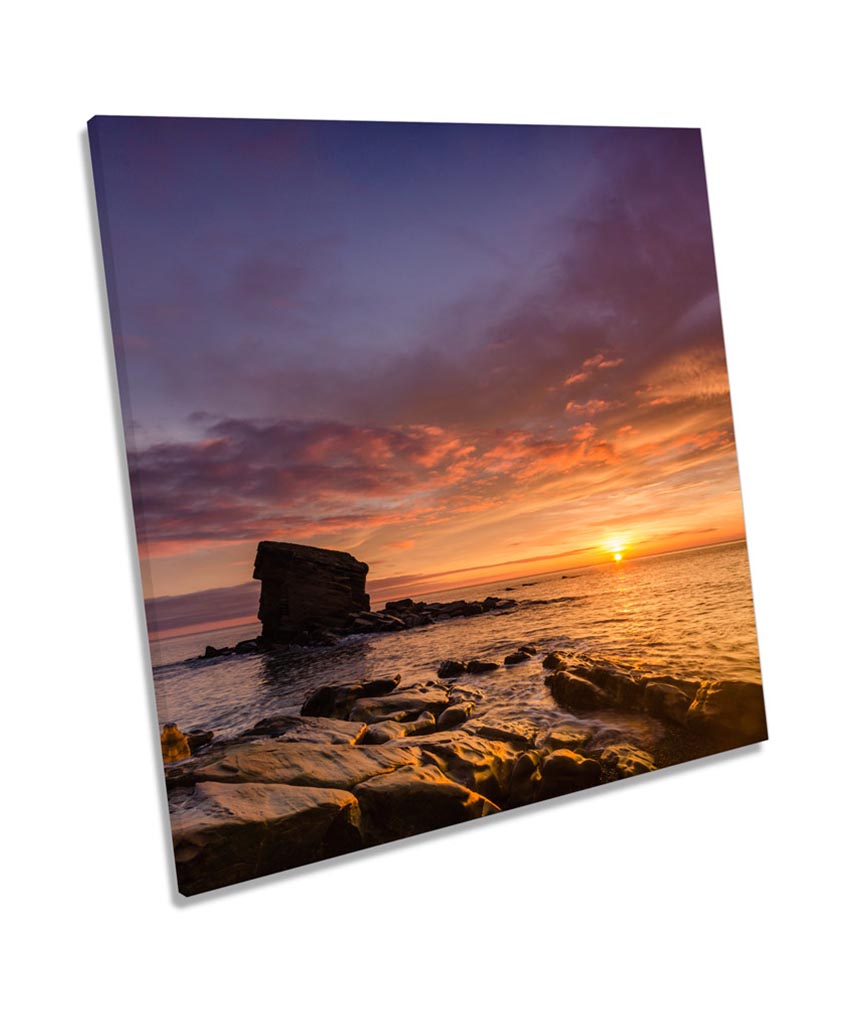Collywell Bay Sunset Northumberland