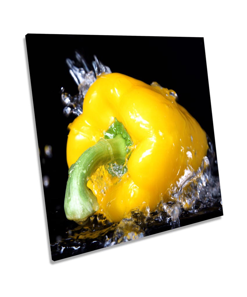 Yellow Pepper Splash Kitchen