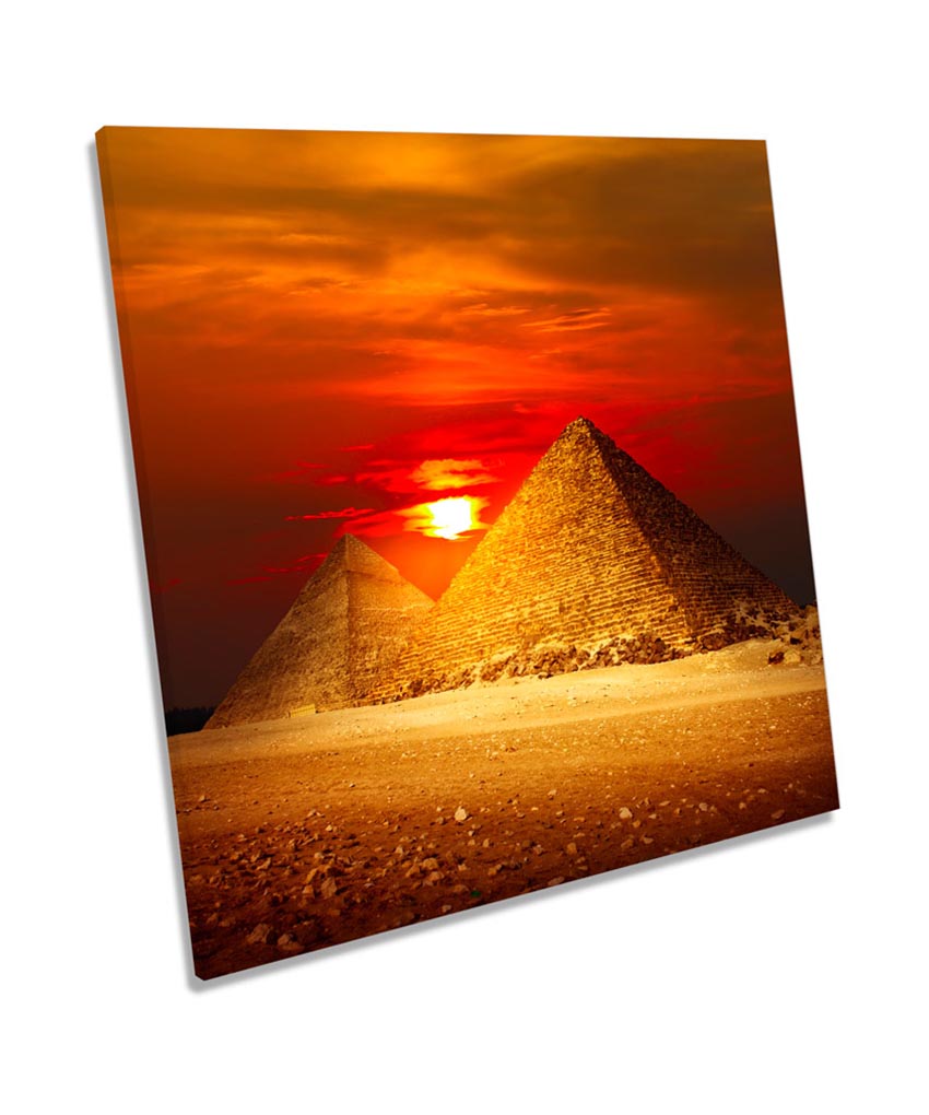 Egypt Pyramids Sunset