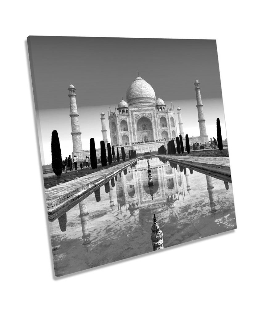 Taj Mahal India Landmarks B&W