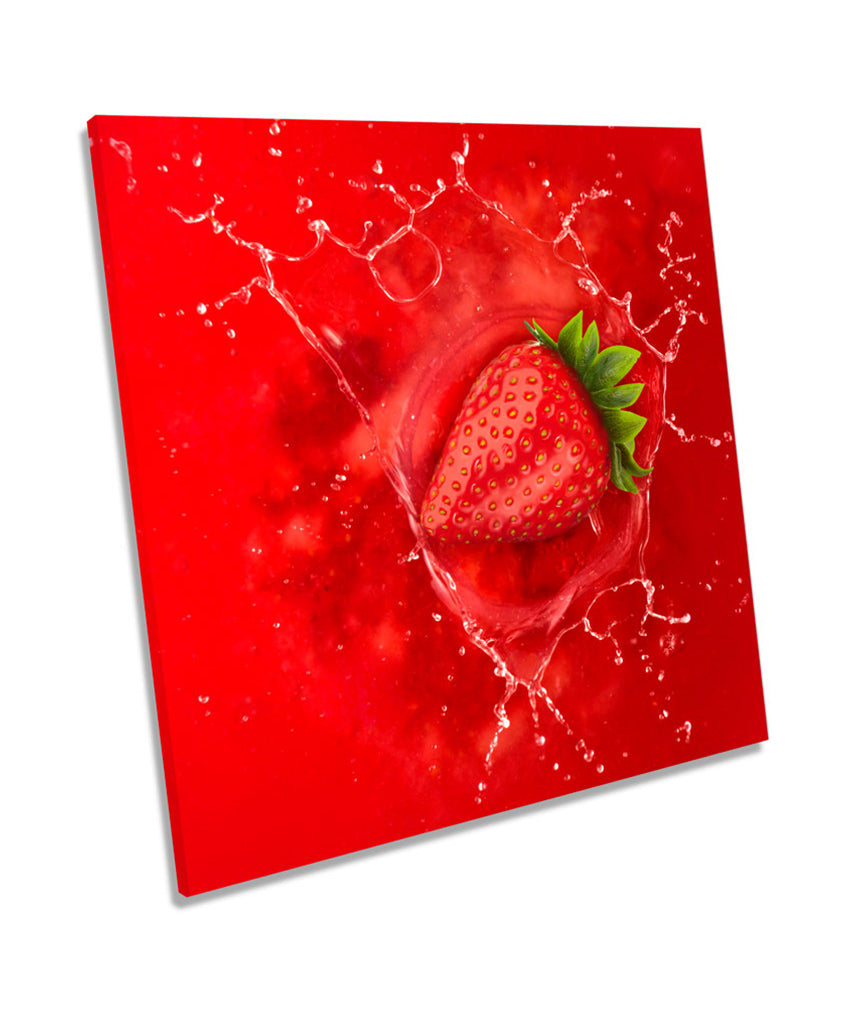 Red Strawberry Splash Kitchen
