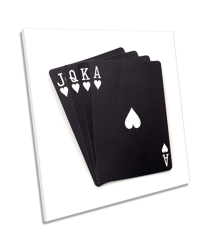 Black Poker Playing Cards Casino