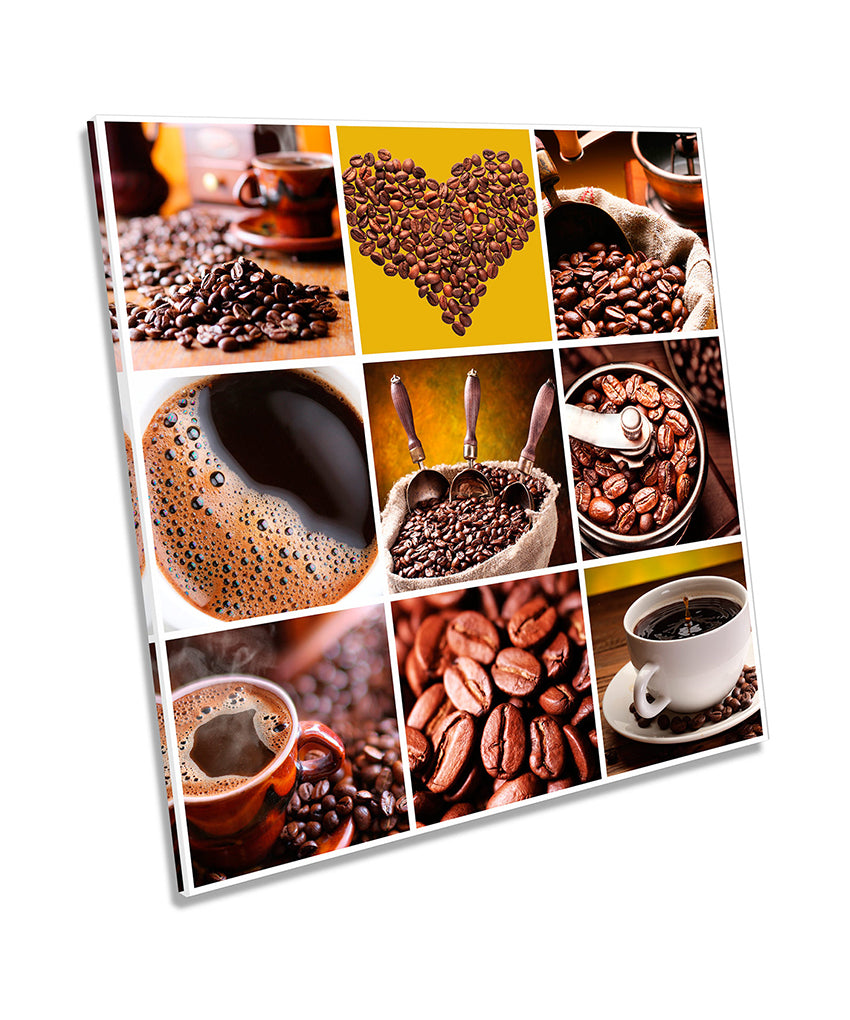 Coffee Brown Kitchen Collage