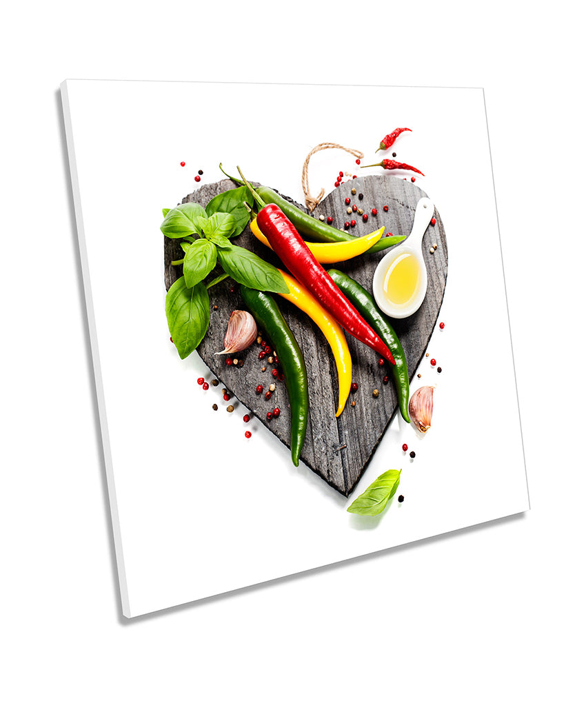 Chilli Kitchen Vegetables Heart