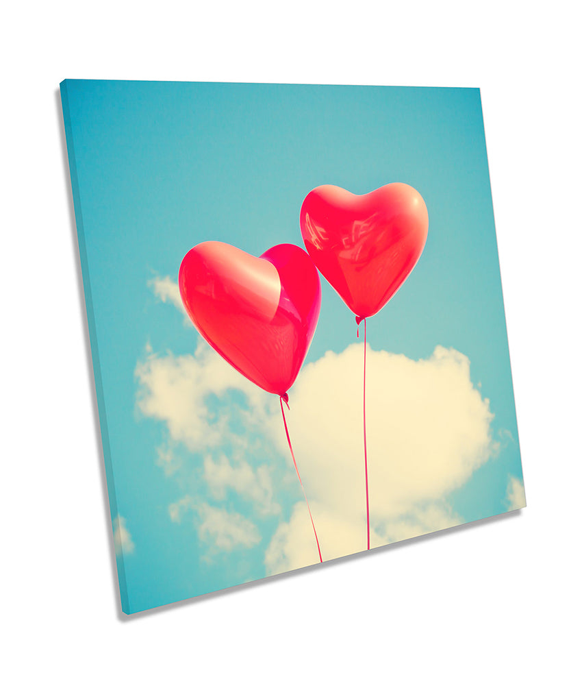 Red Heart Balloons Love