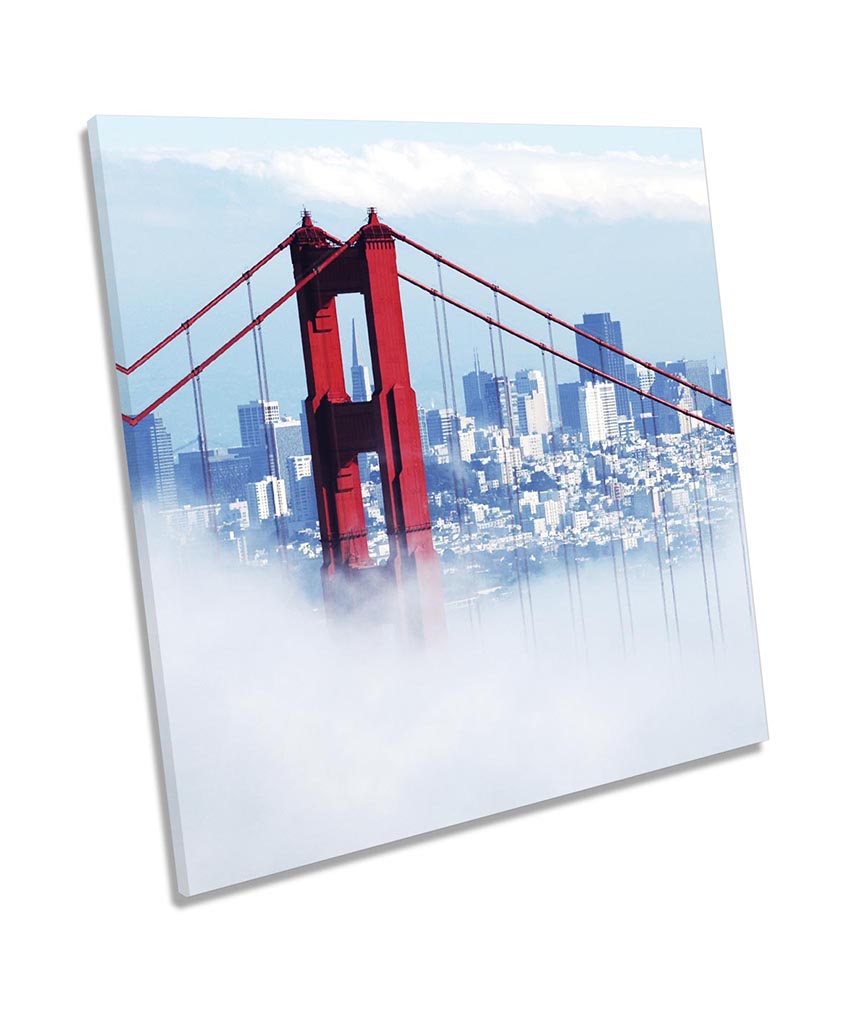 Golden Gate Bridge Misty