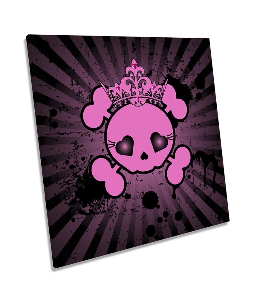 Pink Skull Crown Modern