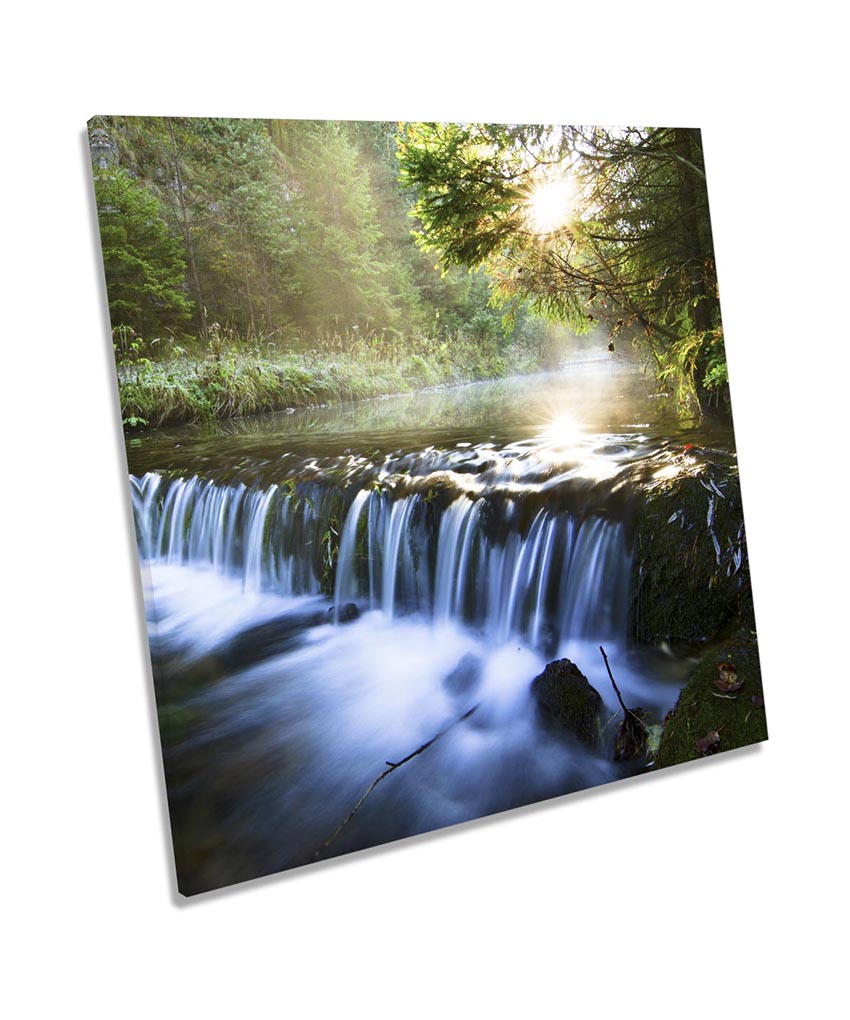 Green Waterfall Landscape