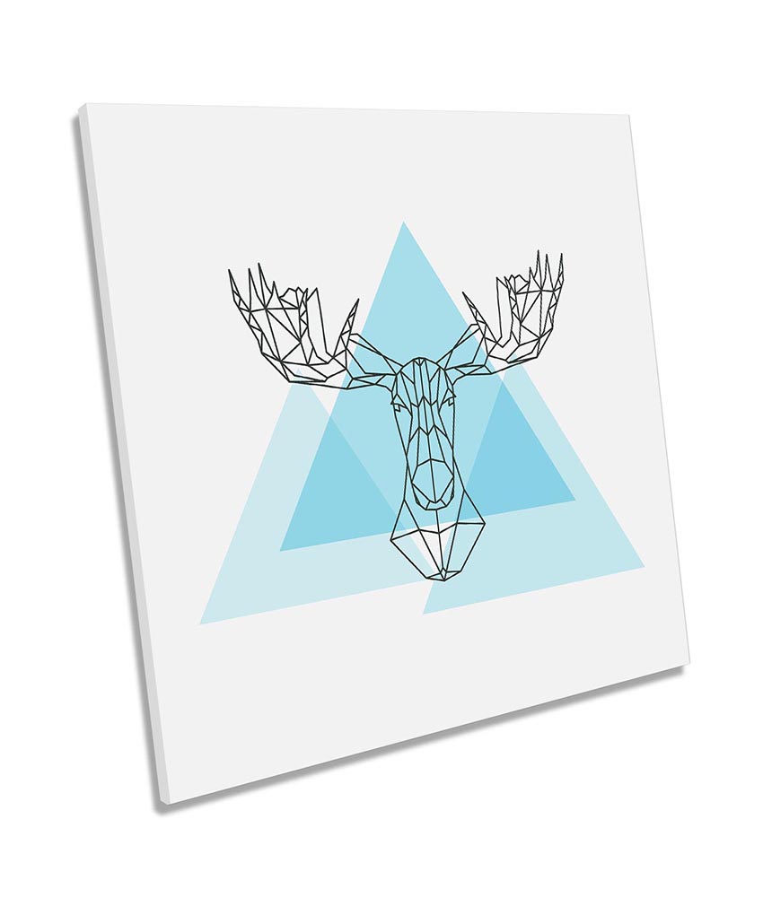 Stag Head Deer Geometric