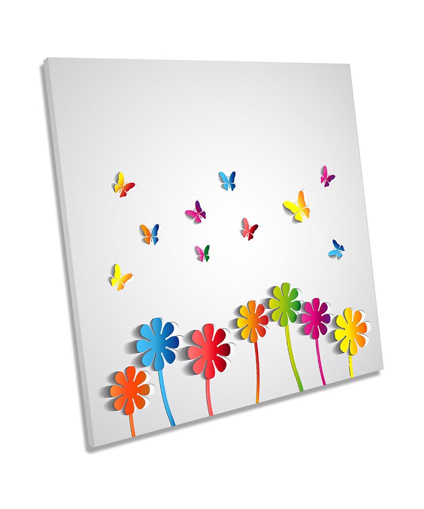 Flowers Floral Butterfly Papercut