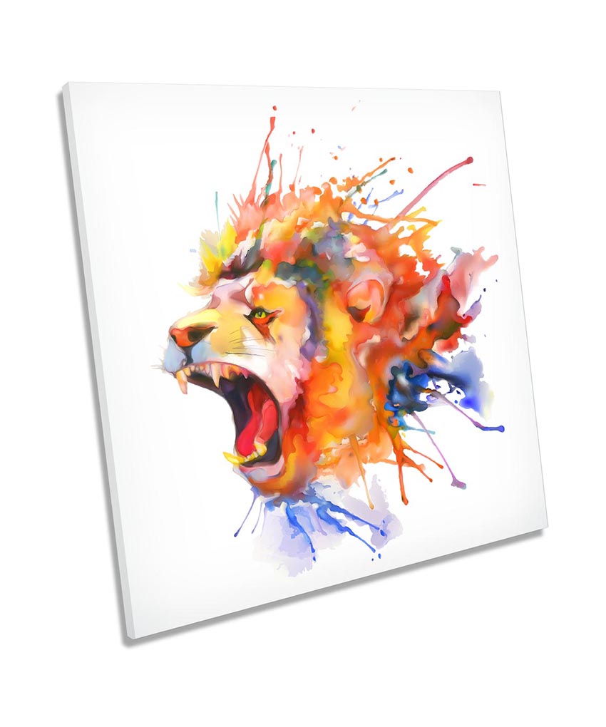Lion Watercolour Repro