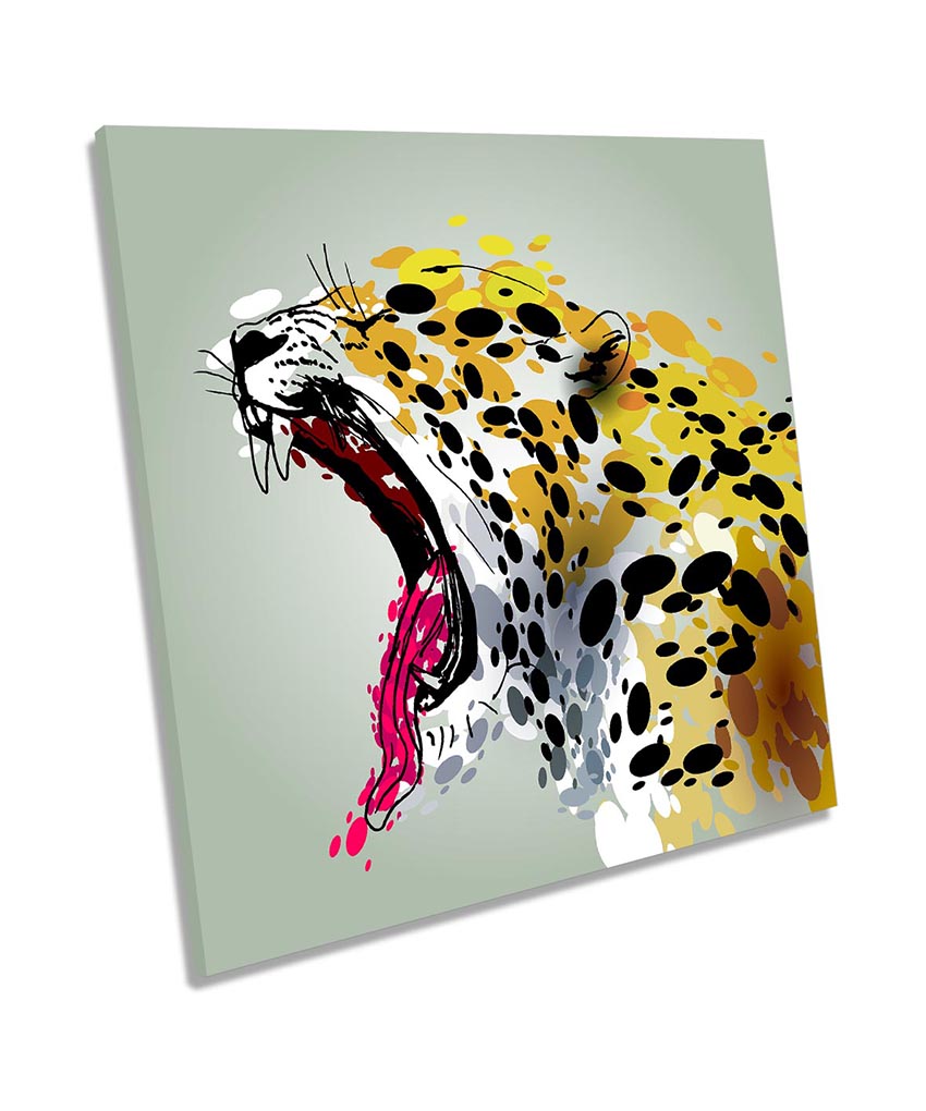 Roaring Jaguar Big Cat Multi-Coloured