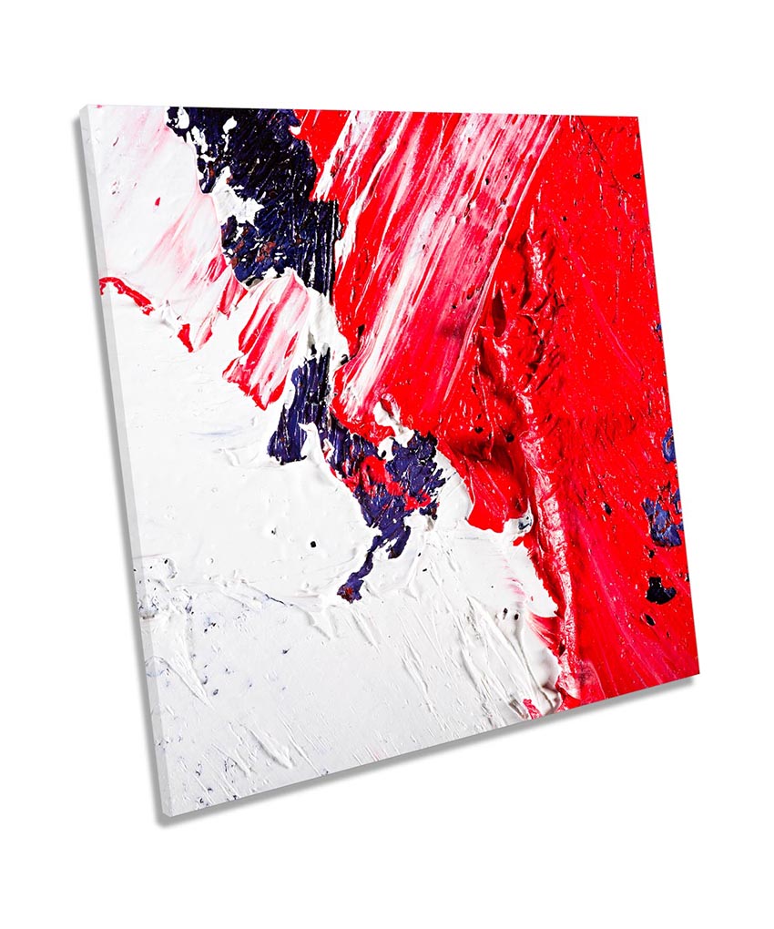 Abstract Paint Strokes Grunge Red