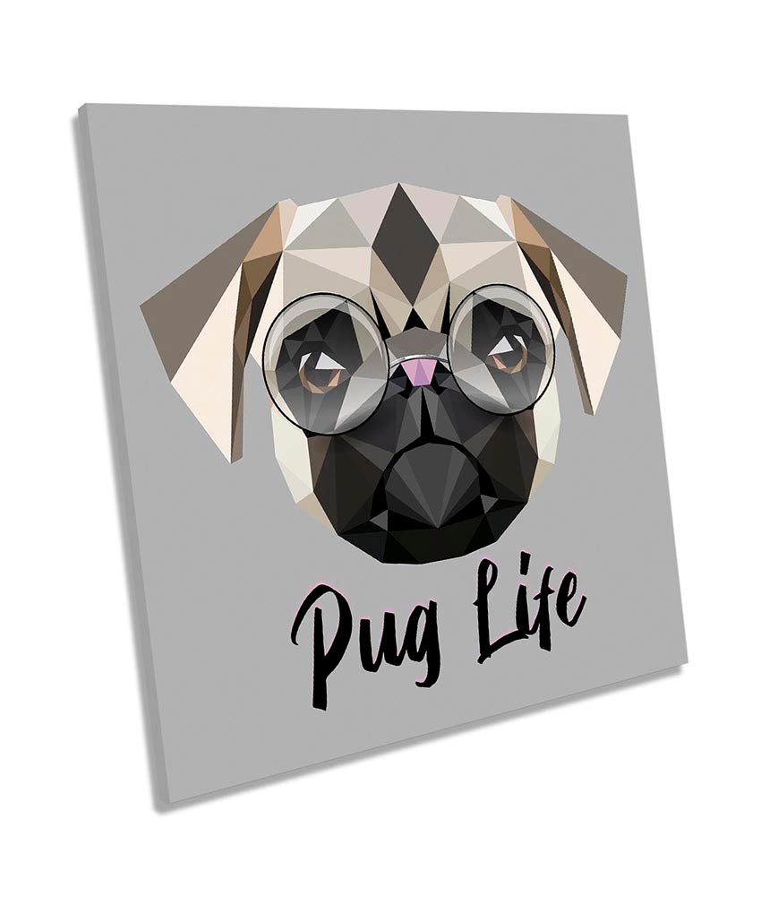 Pug Life Dog Grey
