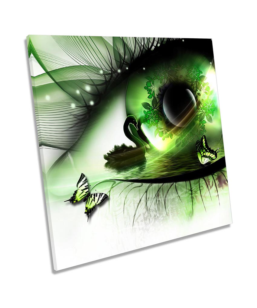 Organic Eye Beauty Butterfly Green