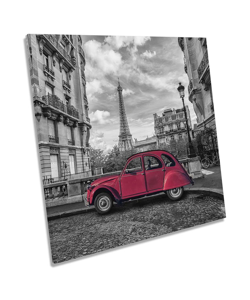 Vintage Car Paris France Multi-Coloured