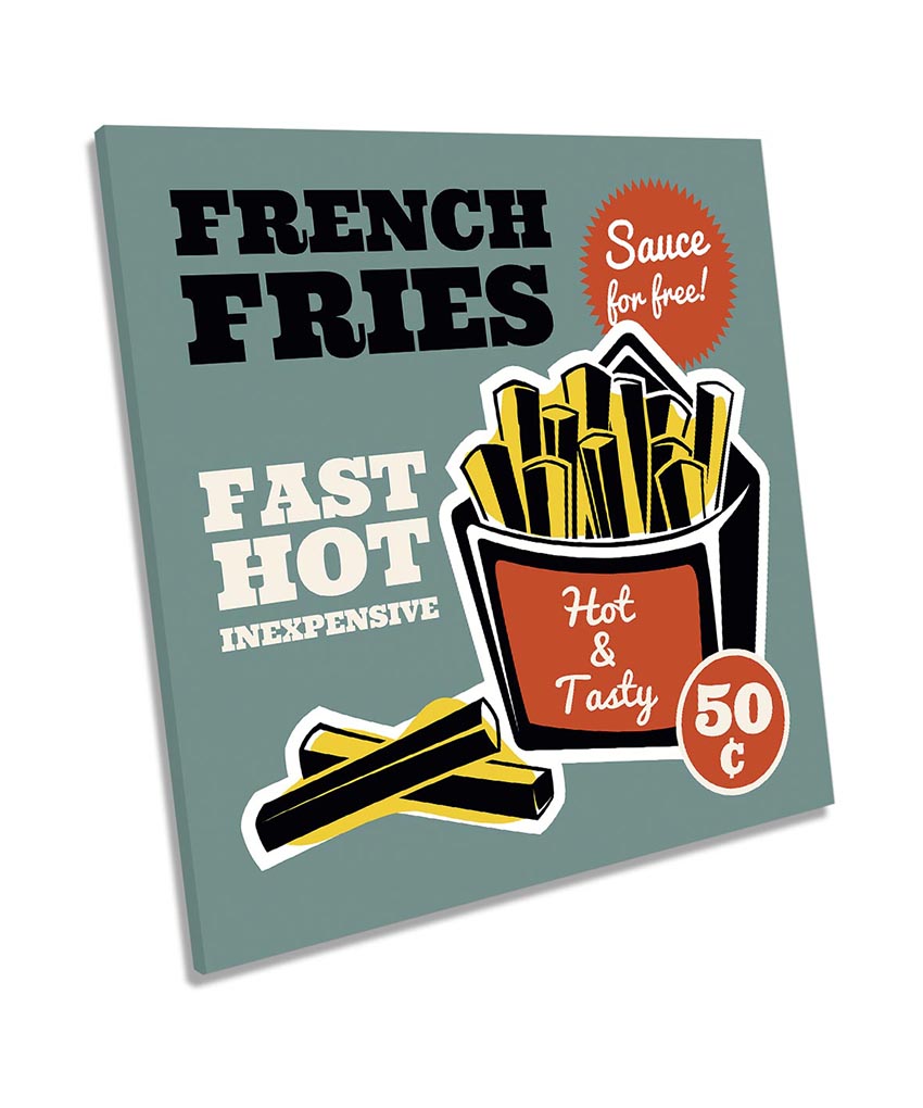 Hot French Fries Kitchen Green