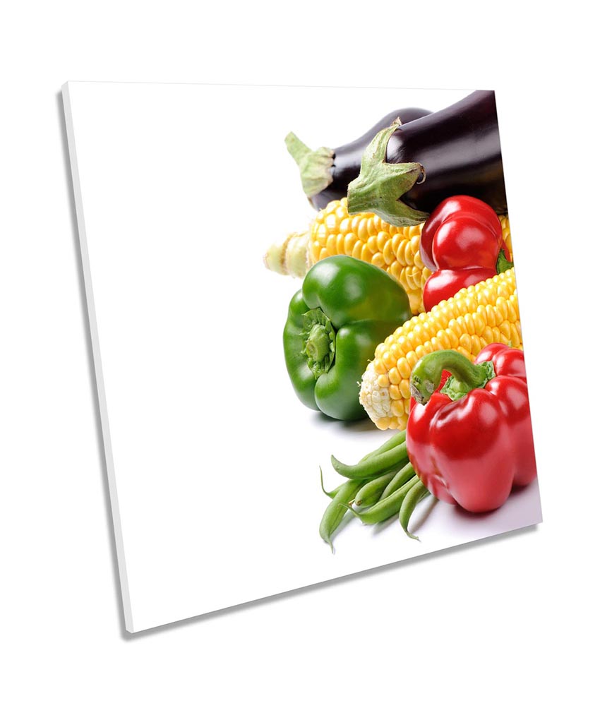 Healthy Vegetables Kitchen Multi-Coloured