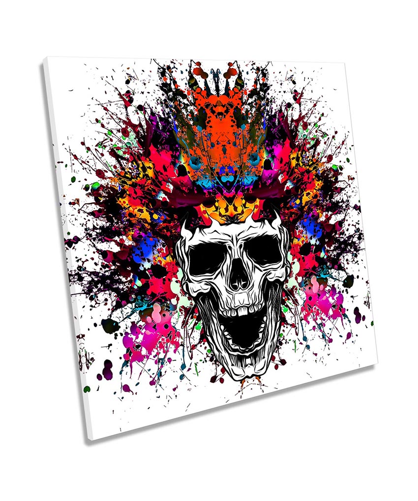 Skull Headress Explosion Multi-Coloured