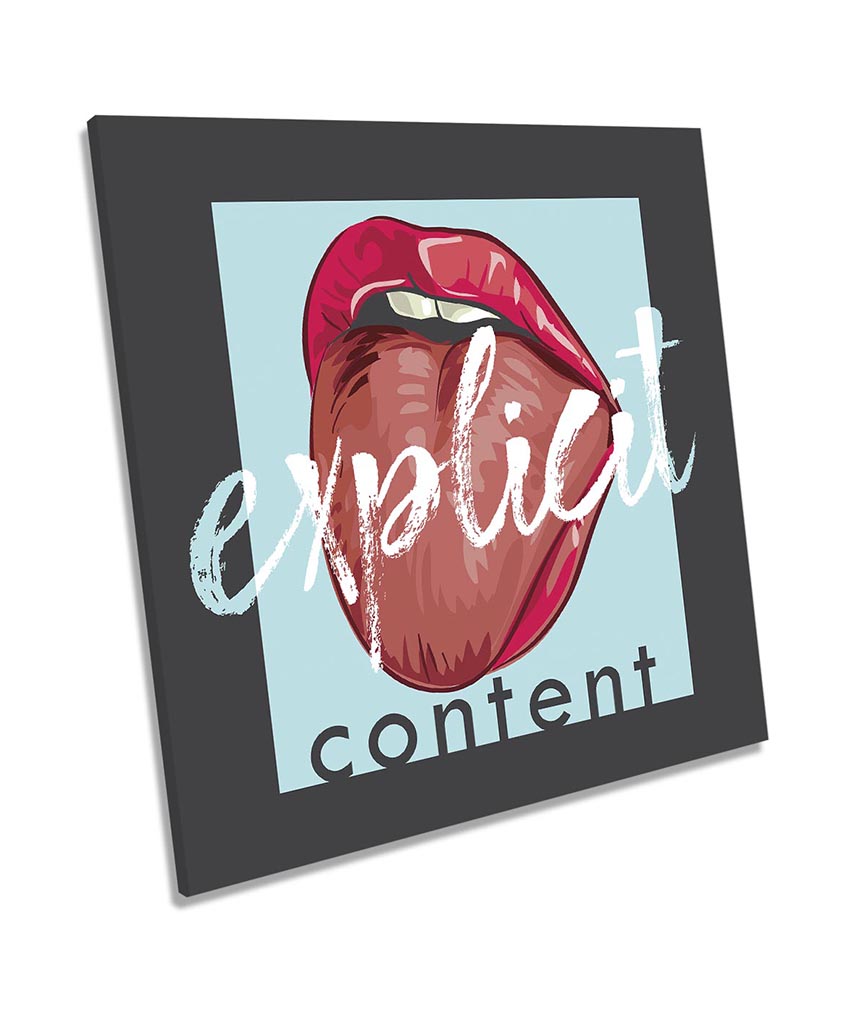 Explicit Content Lips Multi-Coloured