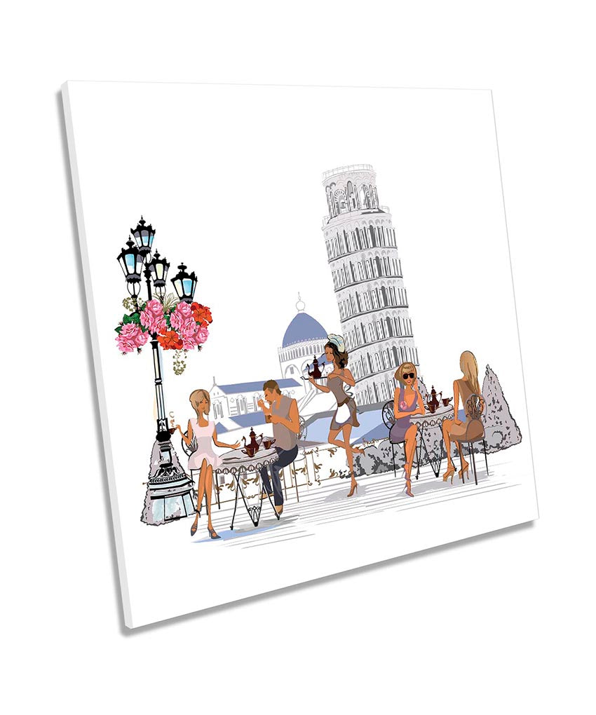 Tower of Pisa Café White