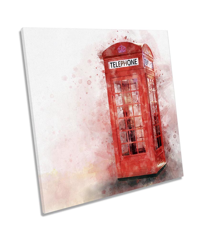 Telephone Box Iconic London Red