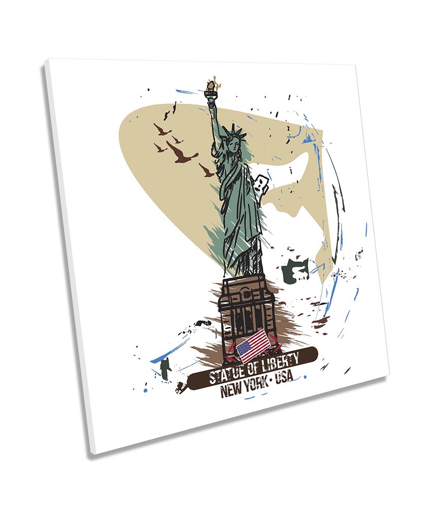 Statue of Liberty New York White
