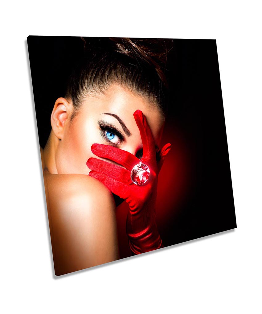 Beauty Fashion Glamorous Gloves Red