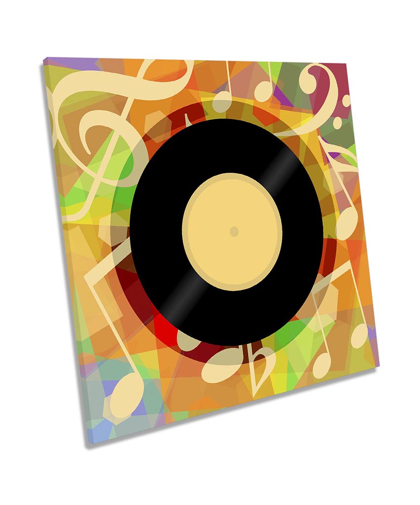 Vinyl Record Music Juke Box Multi-Coloured