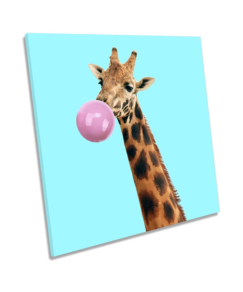 Giraffe Bubble Gum Blue
