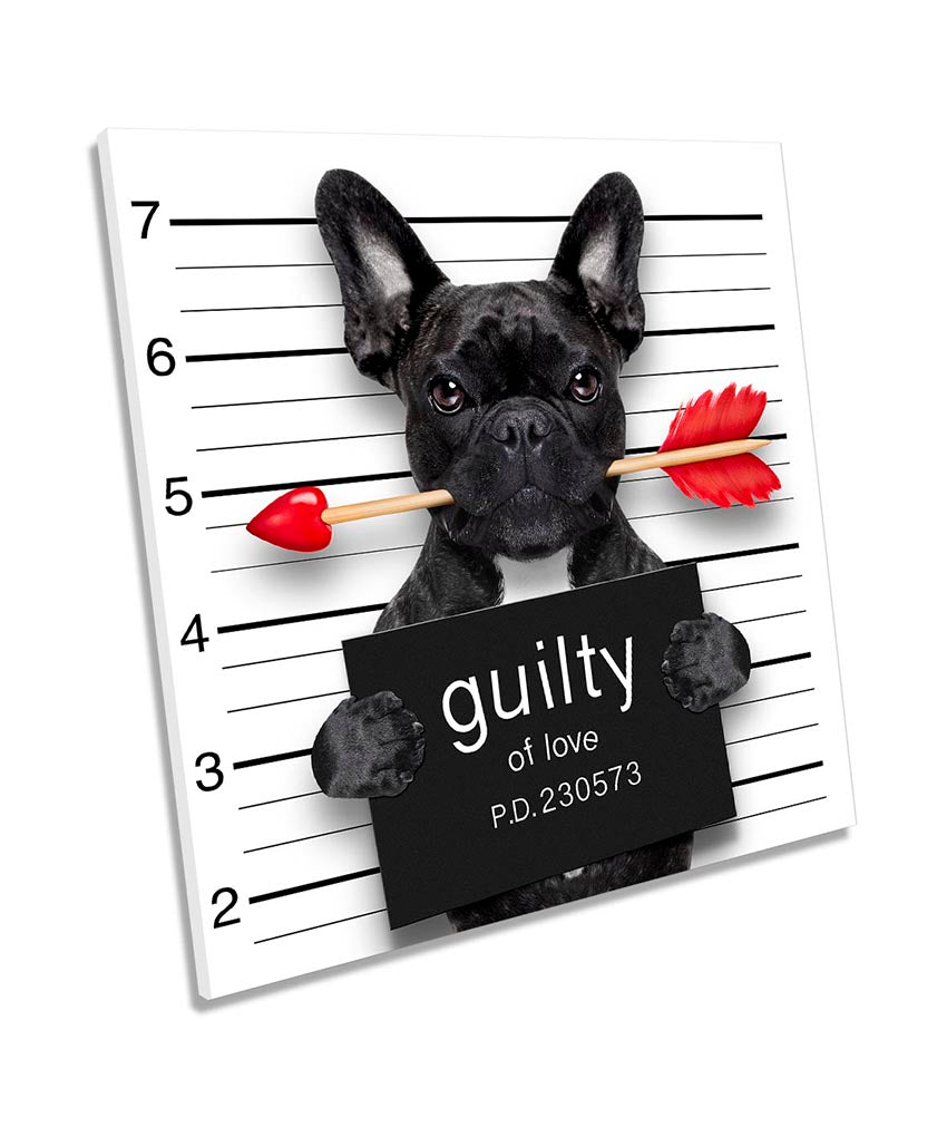French Bulldog Funny Guilty Black
